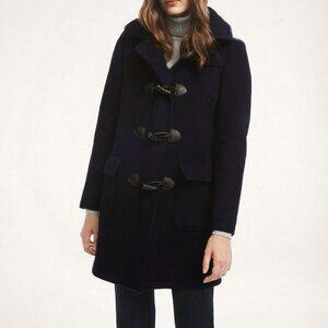 Black Toggle Duffle Car Coat Size Extra Small